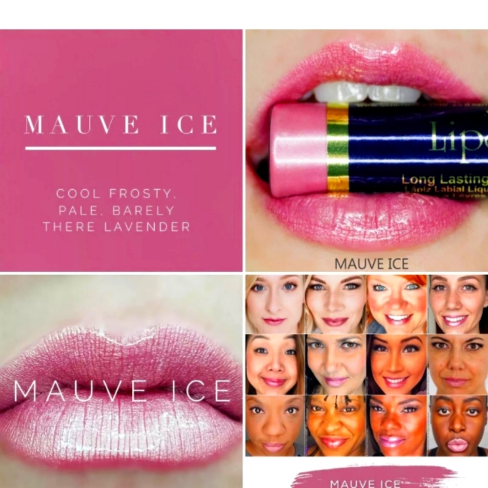 SEALED SeneGence waterproof Lipsense lip gloss liquid lip color is Mauve Ice 0.…